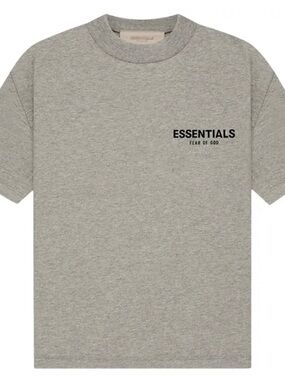 NWT Essentials Fear of God Dark Oatmeal Tee